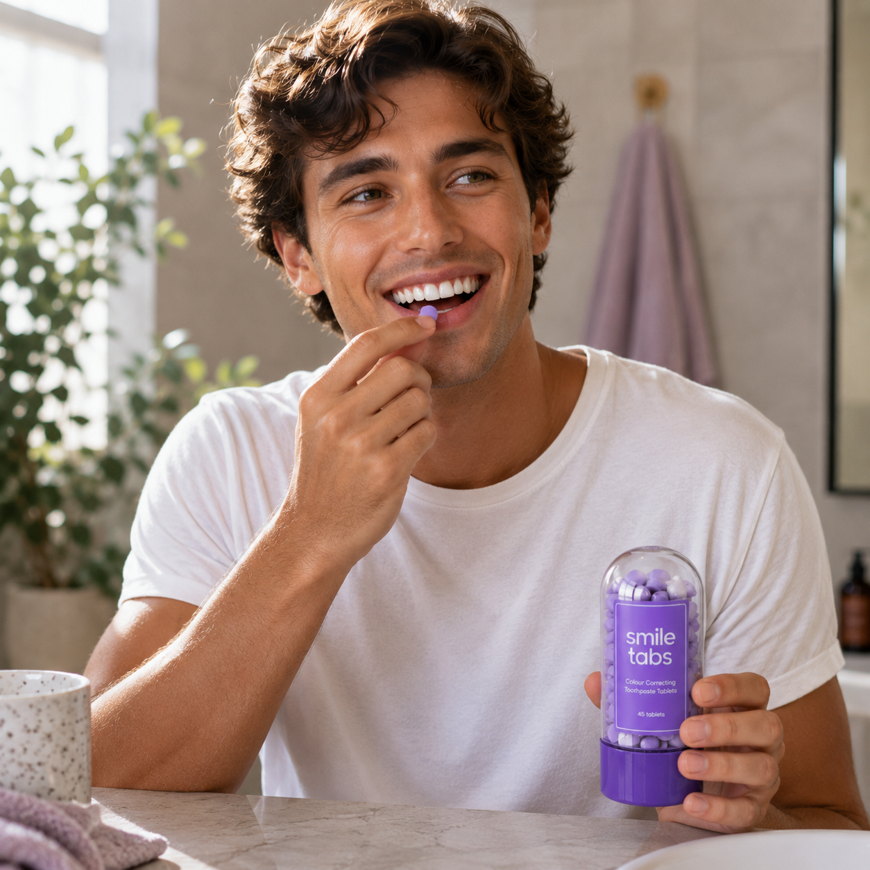 Smile Tabs | Colour Correcting Toothpaste Tablets